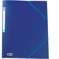 ELBA MEMPHIS EXPANSION FOLDER A4 PLASTIC BLUE